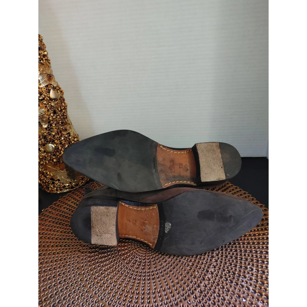 Coach Suffolk Suede Ankle Booties Size 7.5 B